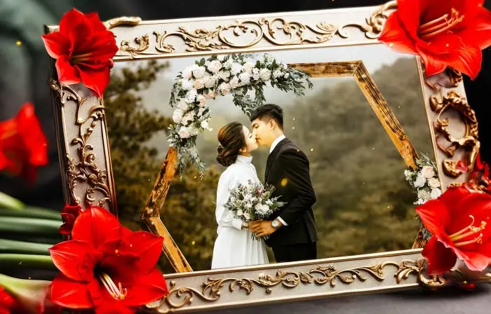 Innovative Wedding Day 3D Photo Frame Slideshow